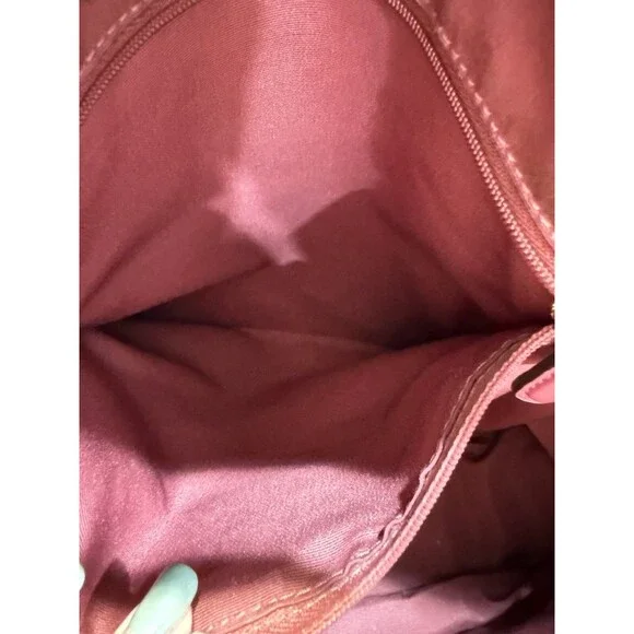 Coach Backpack New York F29004 Pink Charlie Pebble Leather Bag - Picture 13 of 16